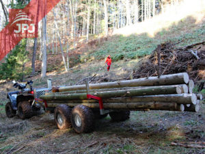 ATV trailer Waldarbeiter für quad