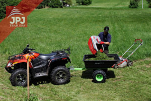 arbeits quad und ATV trailer mit Plastikpritsche